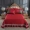 60 bông cưới giường đơn mảnh chăn bông đệm giường bộ ba lớn màu đỏ đám cưới tinh khiết - Trải giường drap bọc nệm