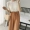 Hồng Kông cô gái hipster cửa hàng ~ Hàn Quốc chic mỏng đan ngắn tay T-Shirt nữ hoang dã màu rắn tay áo sơ mi triều