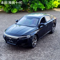 1:32 Honda Accord thế hệ thứ 10 mô hình xe hợp kim mô phỏng ban đầu kim loại mô hình xe trang trí âm thanh và ánh sáng kéo trở lại đồ chơi - Chế độ tĩnh hinh xe moto