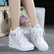 Mùa hè lưới giày thường tăng dày nền tảng sinh viên giày cao giày vải Hàn Quốc phiên bản của triều phụ nữ thở của giày