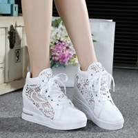 Mùa hè lưới giày thường tăng dày nền tảng sinh viên giày cao giày vải Hàn Quốc phiên bản của triều phụ nữ thở của giày shop giày thể thao nữ