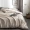 Cao cấp 60 bông dài chủ yếu cotton satin bốn mảnh cotton đơn giản màu rắn ngủ màu nude thân thiện với giường siêu mềm - Bộ đồ giường bốn mảnh