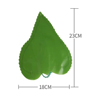 Зеленые листовые перчатки