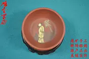 Zisha nồi cốc cát màu tím món quà trà Yixing đầy đủ handmade đích thực Chu Qi bùn sơn Nanshan Fang Weng Cup