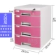 a4 Desktop khóa nhựa loại tủ ngăn kéo tập tin tủ hồ sơ nội thất văn phòng hộp lưu trữ hộp lưu trữ Aigui