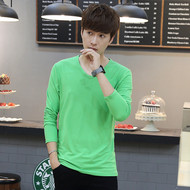 Rắn màu vòng cổ dài tay T-Shirt nam tùy chỉnh Slim cộng với cao đẳng thanh niên hoạt động lớp dịch vụ 9.9 nhân dân tệ vận chuyển bán buôn t shirt skull