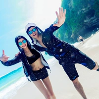 2019 ngôi sao mới bơi thủy triều cặp đôi kem chống nắng lướt sóng nam và nữ tay áo dài chia tay phù hợp với suối nước nóng Hàn Quốc nhỏ - Vài đồ bơi đồ đôi đi biển 2020