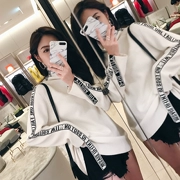 Ziqing thời trang cao cổ áo len nữ mùa thu 2018 mới lỏng hoang dã đoạn dài băng áo len len áo len phụ nữ
