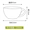 Miễn phí vận chuyển phong cách châu Âu cốc cà phê nổi vòng hoa phù hợp với tiêu chuẩn WLAC trận đấu lớn miệng pha cà phê cappuccino 220ml