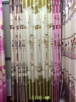 Кецяо занавес ткань с двойной печатной тканью с печатью более тысячи цветочных скриншотов тысяч цветочных экранов, весь объем 70 метров от распределения
