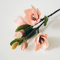 Meidi Snow Magnolia Одиночный цветочный цветочный материал шелк цветочный цветок моделирование цветы цветочные спальни гостиная кофейня Декоративные цветы