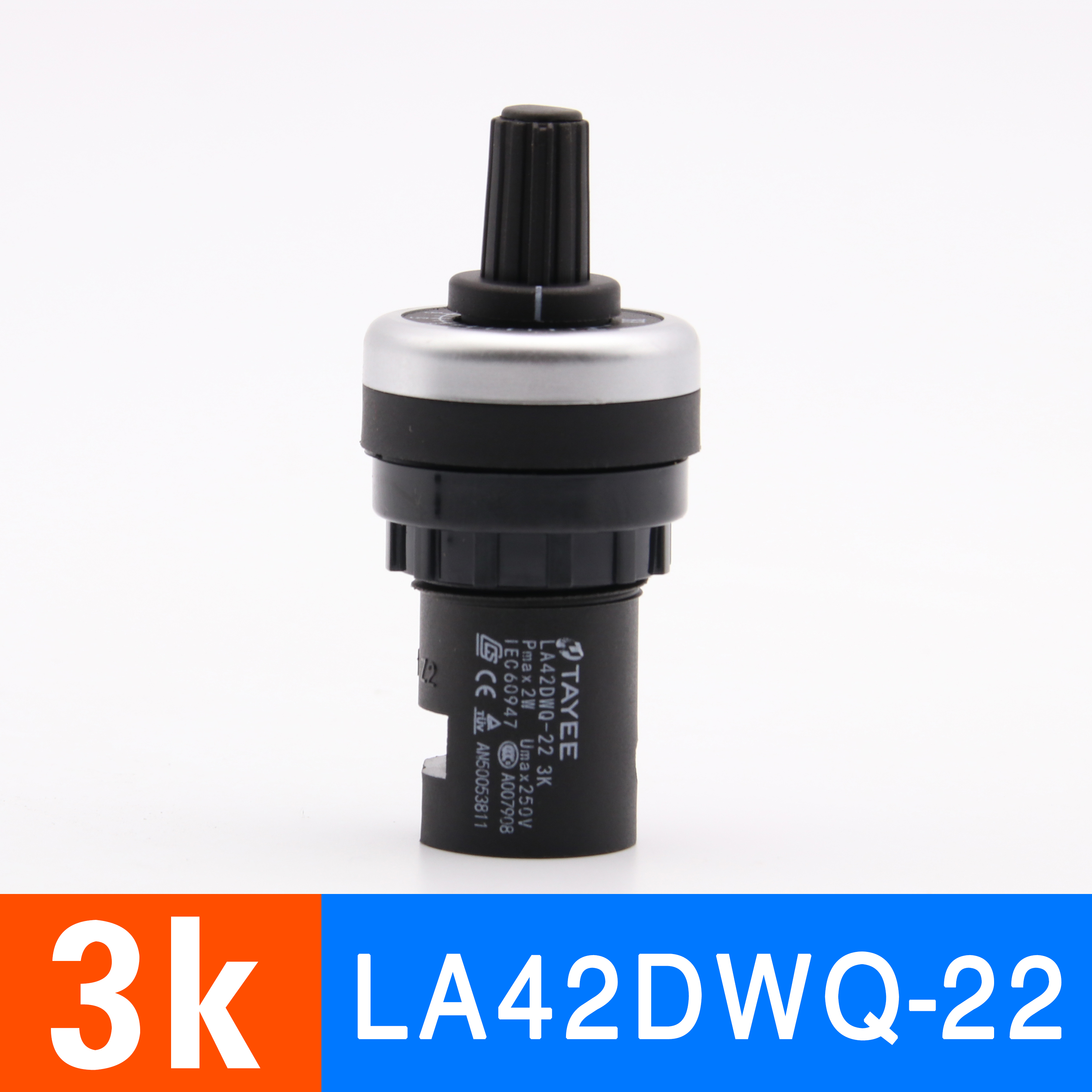 Genuine 3Kquality goods Shanghai Tianyi Frequency converter adjust speed potentiometer precise LA42DWQ-22 governor 22mm5K10K