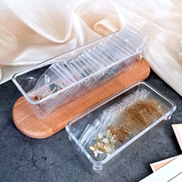 Коробочка для хранения, коробка для хранения, портативные вместительные и большые серьги, ожерелье, цепочка, браслет, аксессуар, герметичный мешок, сумка