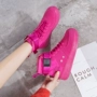 Giày hip hop nữ đường phố nhảy cao giày nữ mùa thu 2018 phiên bản Hàn Quốc mới của giày thể thao màu đỏ hoang dã dành cho nữ boot cao cổ nữ