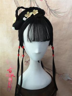 taobao agent Gufeng Xuan Gua Turn on the 87th version of the red building dream wig Lin Daiyu wig Huangmei opera 枉 凝 凝 古 古 古 古