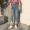 Sinh viên quần dài đầu mùa thu của phụ nữ 2018 new thin lỗ gụ jeans cô gái cao eo chín quần