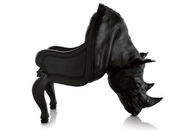 FRP tê giác ghế Bắc Âu hiện đại thiết kế sáng tạo điêu khắc động vật ghế styling ghế trang trí nội thất nghệ thuật