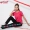 Cheng Demei 2018 hè mới chạy bộ đồ thể thao nữ giản dị cỡ lớn quần cotton phù hợp với tay ngắn - Thể thao sau bộ quần áo the thao nữ adidas mùa đông