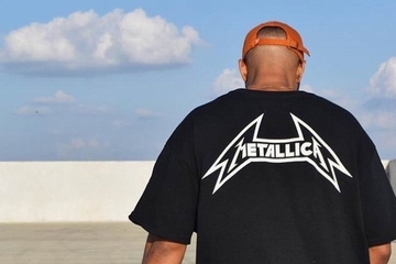 fear of god fog metallica 金属摇滚高街宽松 oversize tee 男女