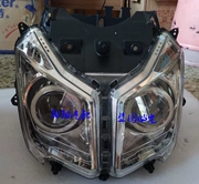 Sanyang tuần tra 180ABS đèn pha sửa đổi ống kính thiên thần mắt quỷ mắt Sanyang tuần tra 180 đèn pha Xenon - Đèn HID xe máy