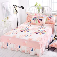 Simmons trải giường bed bed bed cover đơn mảnh chống bụi chống trượt 1,5 m 1,8m nệm ga trải giường - Váy Petti ga giường viền ren