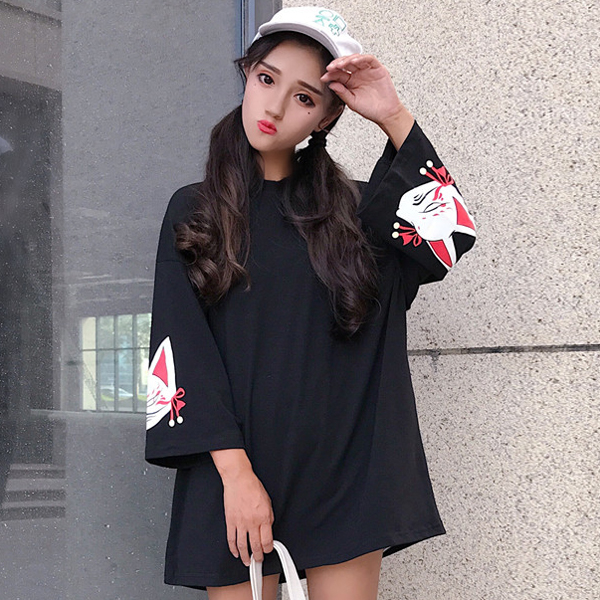 Girl-Gothic-Punk-Long-Sleeve-T-Shirt-Japanese-Harajuku-Preppy-Style-Tops