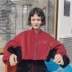 Mùa xuân và mùa thu Hàn Quốc phiên bản phong cách Harajuku bf ngắn một nửa cổ áo cao dây kéo màu tay áo bat áo sơ mi nữ sinh viên hoang dã áo khoác vest nữ Áo khoác ngắn