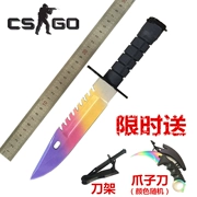 Csgo trò chơi ngoại vi vũ khí vật lý dao vật lý M9 mô hình đạo cụ quân sự lưỡi gai Bowie hunter paws tay