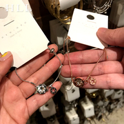 Hàn quốc Dongdaemun mua sắm 2018 mới kim cương duy nhất nổ vòng tay vòng đeo tay nhỏ gọn ins gió thư Roman tăng vòng đeo tay vàng