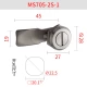 MS705-2S-1 Прямой слот-слот (SUS316 нержавеющая сталь)