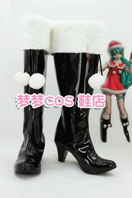 taobao agent Vocaloid, Christmas high boots, cosplay