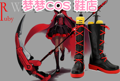 taobao agent Number 2662 RWBY Little Red Hat counterattack Ruby Cosplay Shoe COS Shampoo Anime Shoes to customize