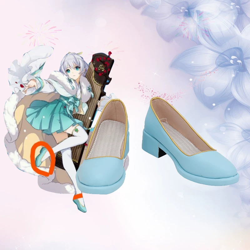 1071-2 Honkai Impact 3 Тереза Stargazing COS Обувь COSPLAY Обувь на заказ с изображениями
