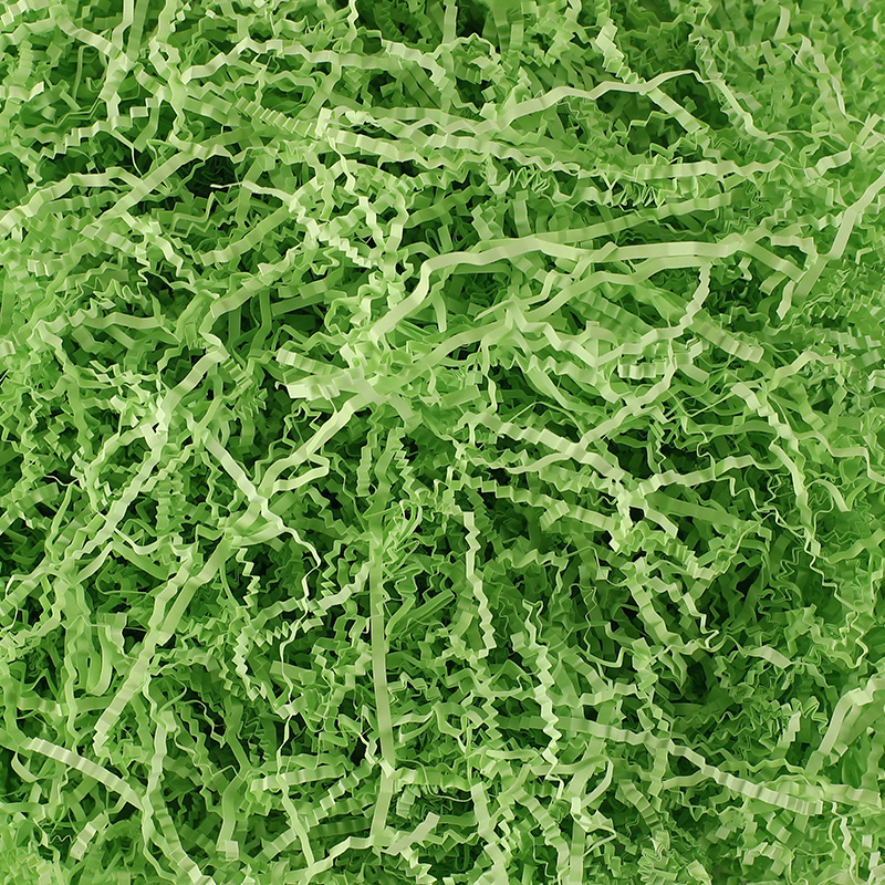 Light Green Pleated SilkGift box ornament ceremony Item box Lafite Fillings Shredded paper Silk strip Crumbs Wadding originality Bedding grass decorate Material Science