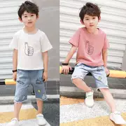 361 hot sale là thương hiệu quần áo bé trai mùa hè phù hợp với trẻ em mới phiên bản Hàn Quốc mùa hè ở giữa cậu bé đẹp trai - Khác