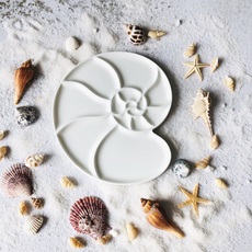 Палитра 【中号】梦幻圆海螺—新绘本专业级骨瓷调色盘 陶瓷调色盘