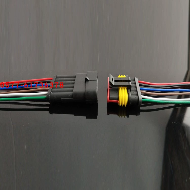 Lõi 2P ô tô chống thấm nước đầu nối dây nối HID cặp nam nữ cắm dây cắm thiết bị đầu cuối dải dây đầu nối dây điện dau cos dien 