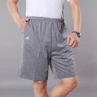 Trung niên đàn ông trung niên quần short mùa hè phần mỏng lỏng thể thao giản dị năm quần cộng với phân bón để tăng lớn quần quần jogger nam big size