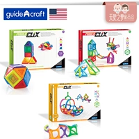 Guidecraft hạt lớn khối từ xây dựng khối từ tính khâu đồ chơi trẻ em khung cửa sổ màu rắn sinh thái ban đầu - Kính kính thời trang nữ