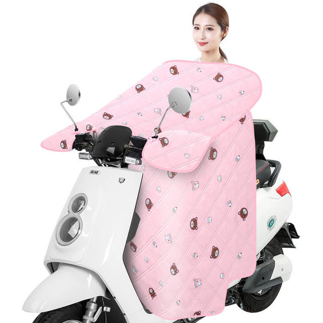 电动车挡风被夏季防晒挡风罩电瓶摩托电车遮阳罩薄款防风防水夏天