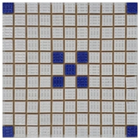 295 белый глубокий синий jiuhua 25