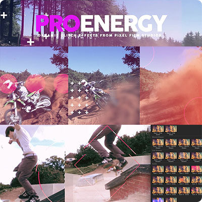 Final Cut Pro X插件PROENERGY动态画面干扰效果for FCPX-天天素材网