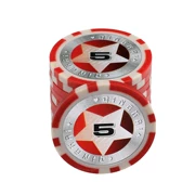 Texas Holdem Chips với Iron Core Chips 0518 Nhãn hiệu khúc xạ laser thương hiệu Chip nhựa Mahjong Tùy chỉnh Chip Coin - Các lớp học Mạt chược / Cờ vua / giáo dục