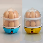Trứng hấp đa chức năng đôi trứng nồi inox hấp trứng tự động tắt máy ký túc xá nhỏ ăn sáng - Nồi trứng