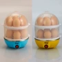 Trứng hấp đa chức năng đôi trứng nồi inox hấp trứng tự động tắt máy ký túc xá nhỏ ăn sáng - Nồi trứng ca nấu mì daewoo den-m550