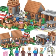 Minecraft thế giới của tôi trò chơi xung quanh đồ chơi mô hình thực sự búp bê khối xây dựng món quà cậu bé 6-10 tuổi
