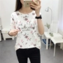 Trắng ngắn tay t-shirt nữ mùa hè 2018 mới của Hàn Quốc phiên bản của lỏng hoang dã sinh viên nửa tay quần áo nữ từ bi áo phông trắng