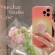 IPhonex/xs Orange -bottom Green Circle Halo+кронштейн