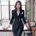 Mùa thu quần áo nữ 2018 mới của Hàn Quốc thời trang chic nhỏ phù hợp với áo khoác sọc nhỏ hương thơm phù hợp với phù hợp với XZ3293 vest trắng nữ Business Suit