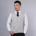 100% lụa lụa chần vest vest người đàn ông trung niên làm bằng tay dày lót bông ấm đệm bông phù hợp với mùa thu và mùa đông Áo vest cotton